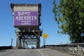 Welcome to Aberdeen - Gateway to the Olympics Sign